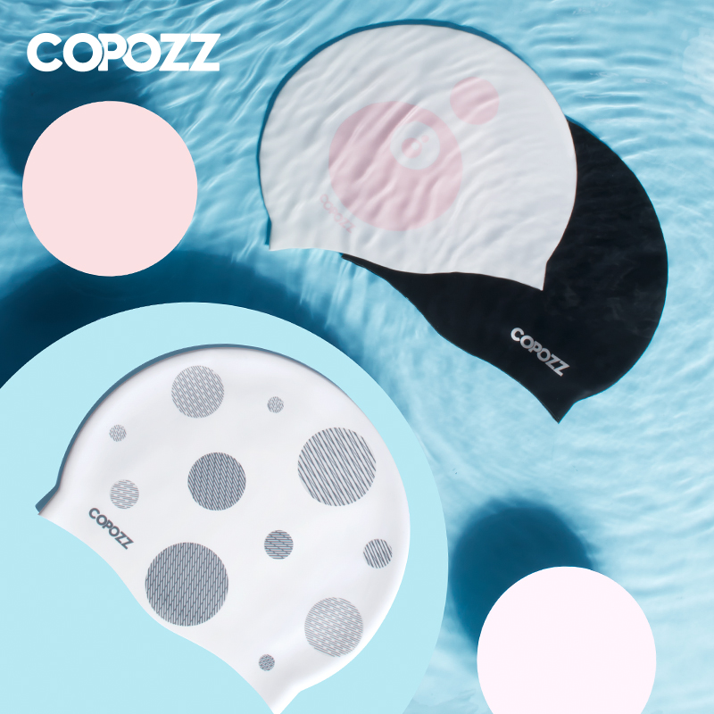 Copozz 탄성 실리콘 고무 방수 보호 귀 긴 머리  - Aquatic Sports Hat 리뷰 및 가격